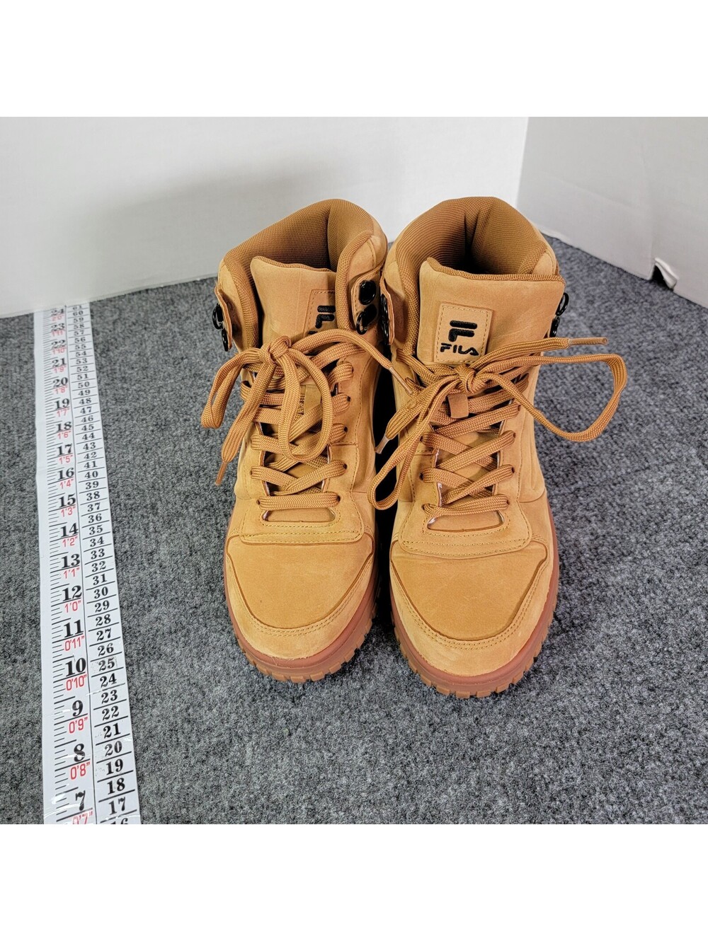 FILA High-Top Wheat Tan Sneakers Size 7